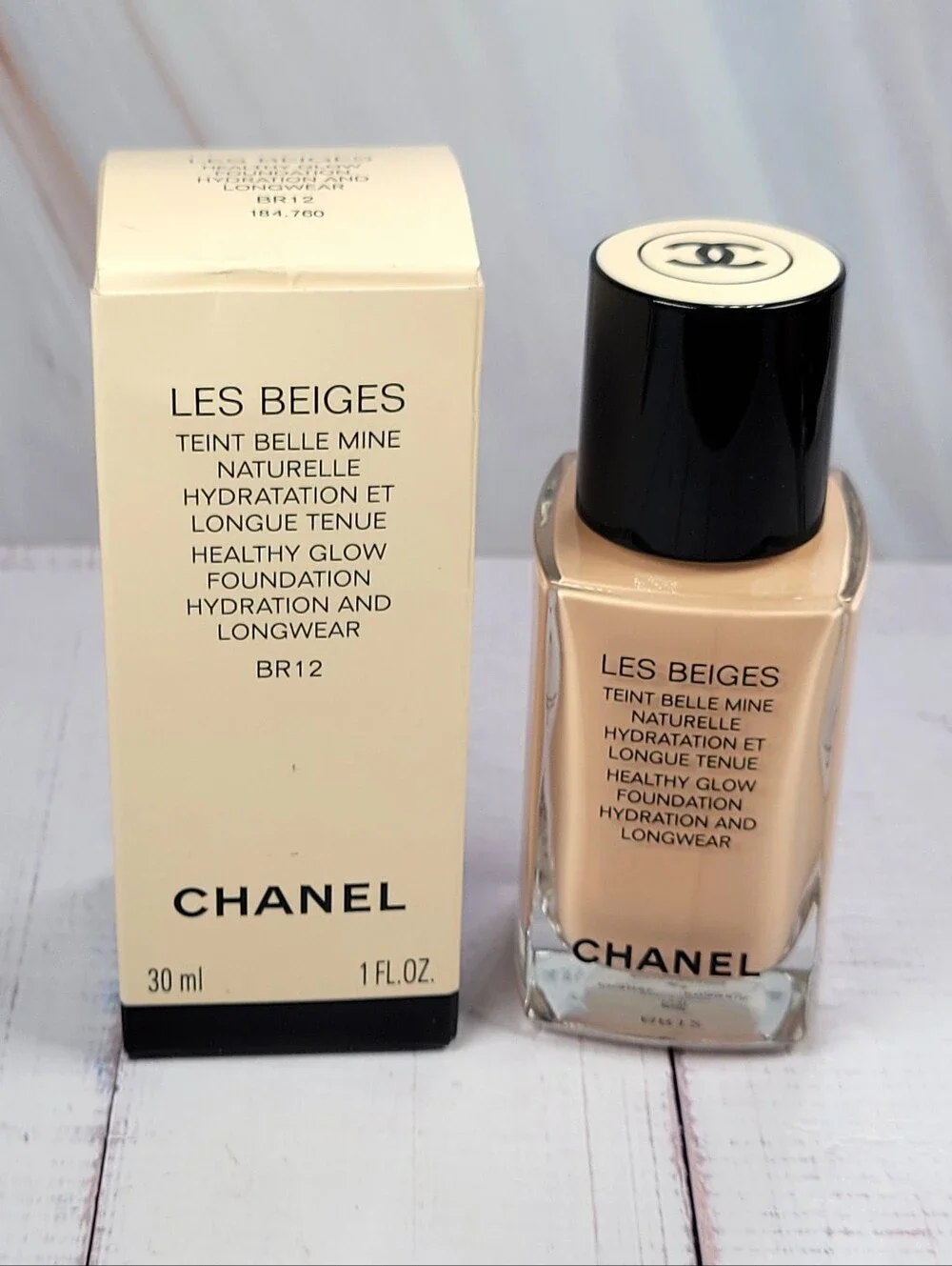Chanel Les Beiges Healthy Glow Foundation BR12 BNIB